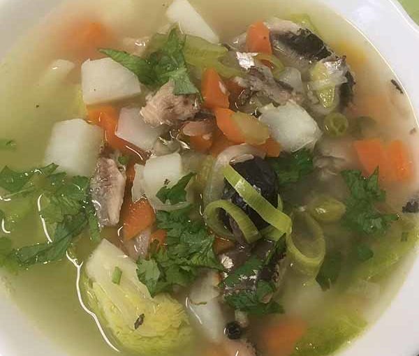 Постный рыбный суп – солянка.