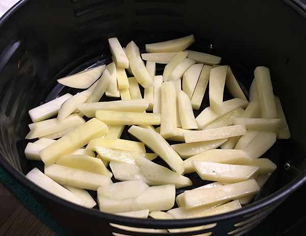 Трапеза: картофель фри (брусочки) в аэрогриле 