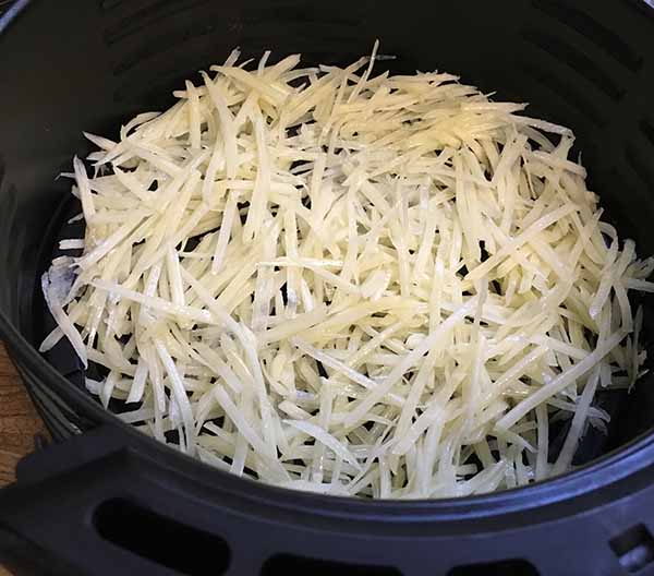 Трапеза: картофель фри в аэрогриле на корейской терке